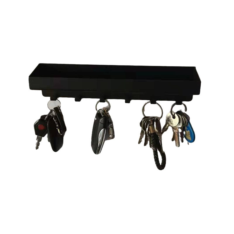 Entryway Key & Mail Rack — front view with keys