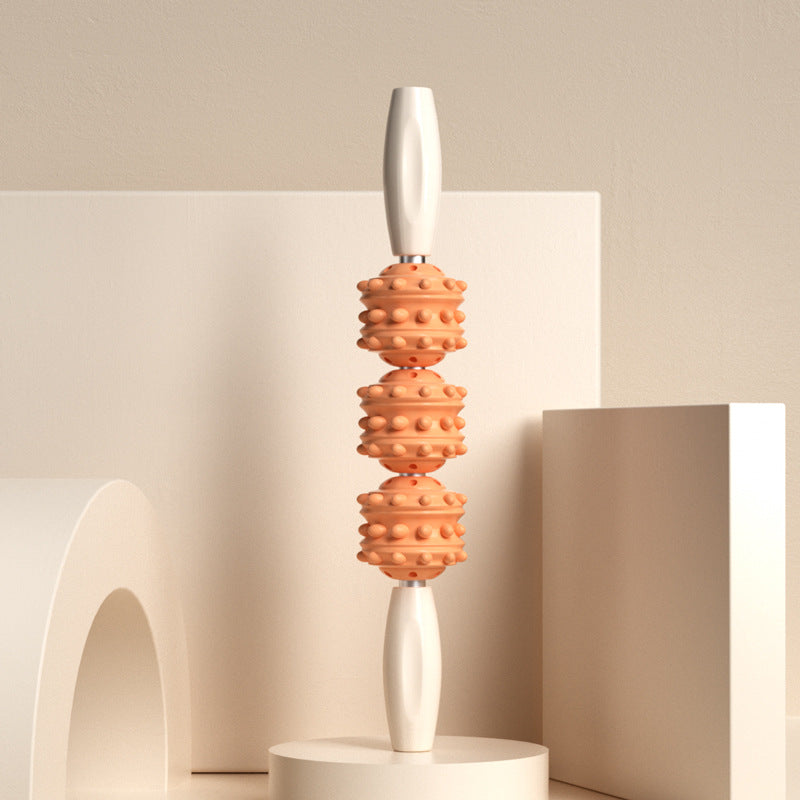 Spike Massage Roller Stick — orange, style A