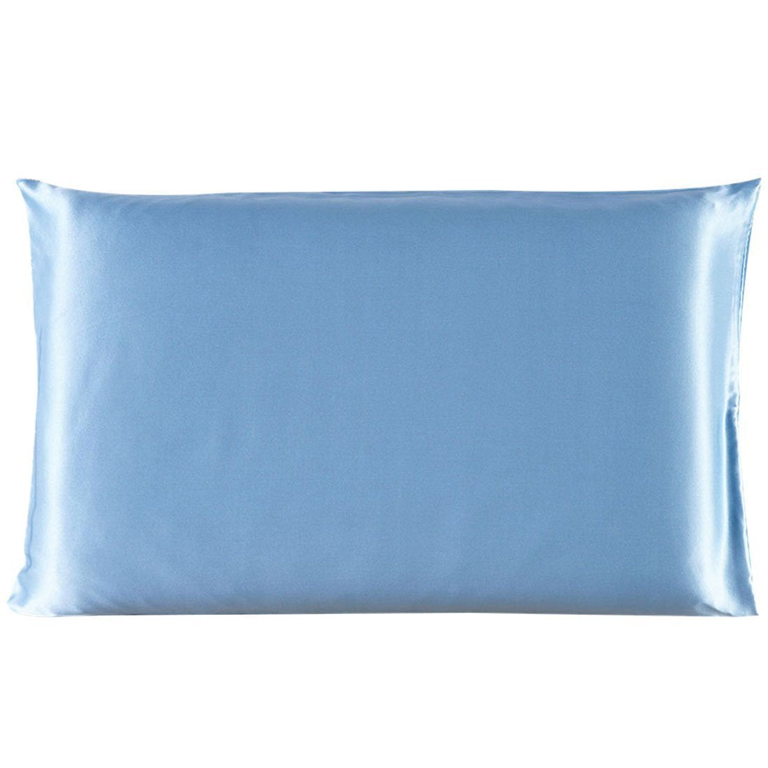 Satin Pillowcase — blue satin pillowcase