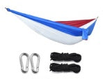 Camping Hammock — blue red white colorway
