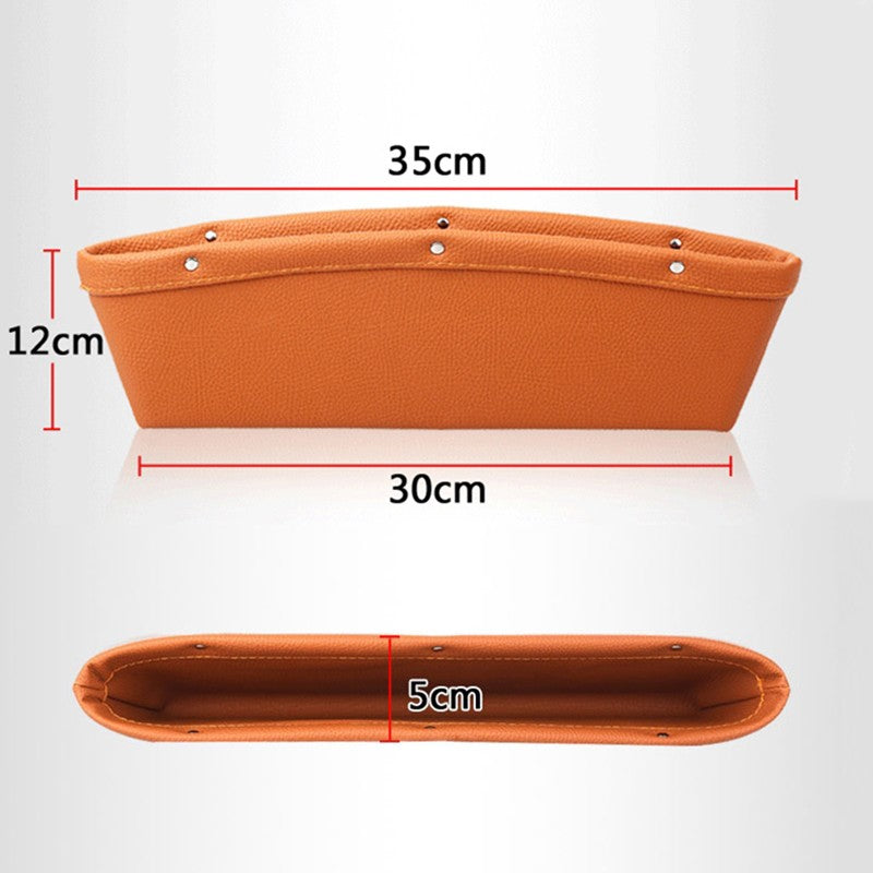 Seat gap organizer dimensions, 35 by 12 centimeters