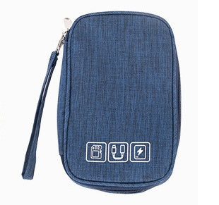 Tech Organizer Pouch — navy blue