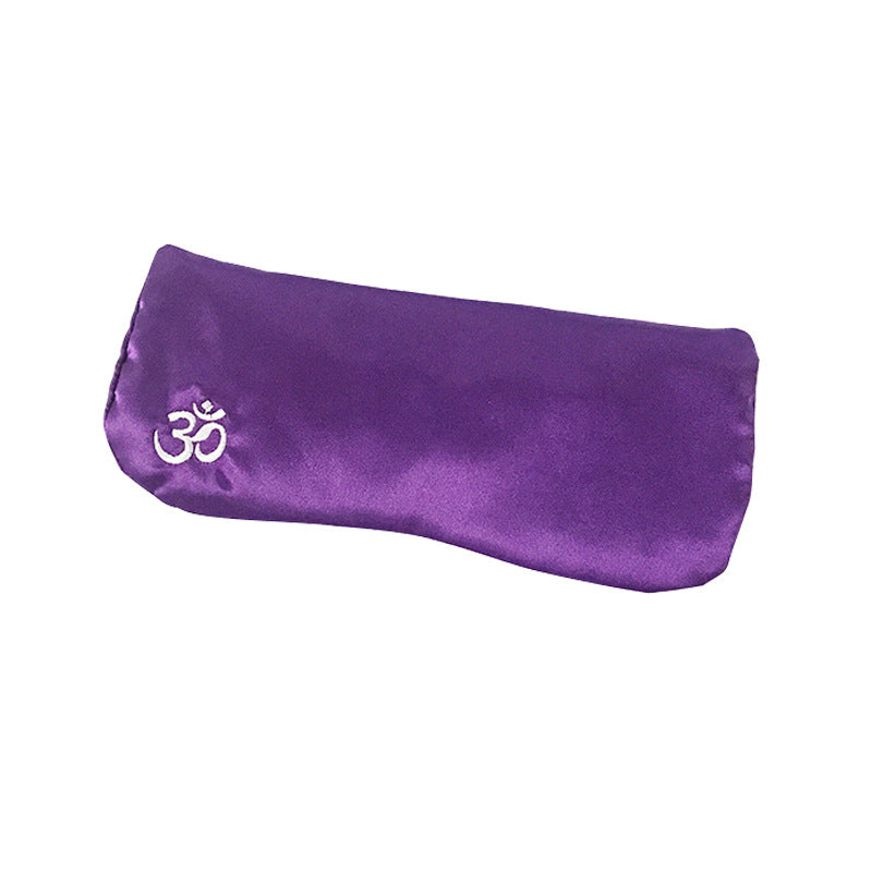 Weighted Silk Eye Pillow — purple colorway