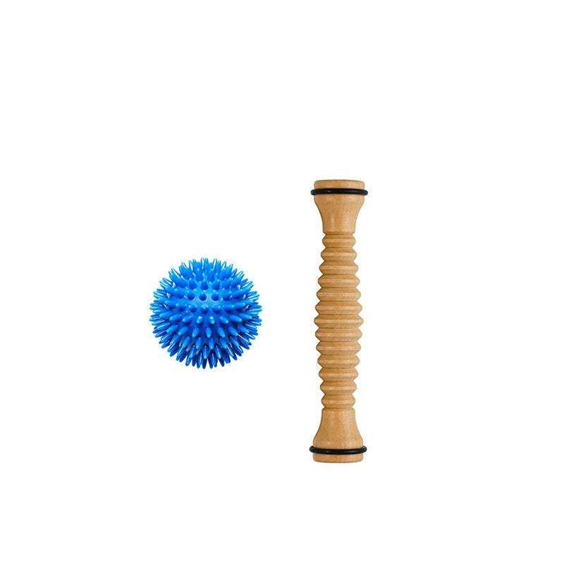 Wooden Massage Ball Set — small ball with wooden roller