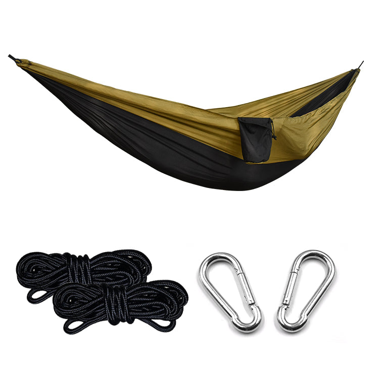 Camping Hammock — brown black colorway