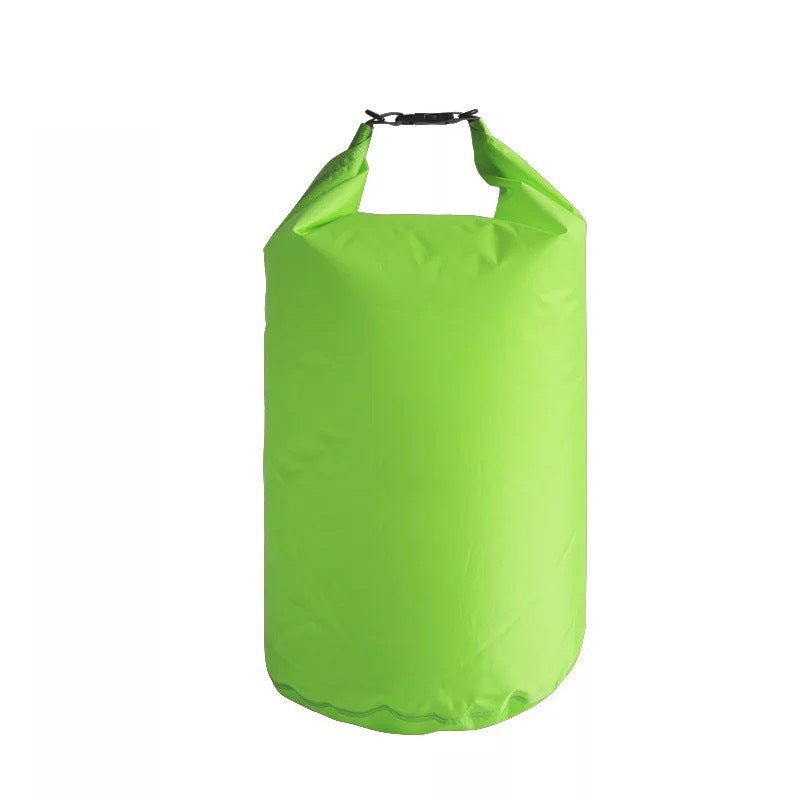 Waterproof Dry Bag — green bag with roll-top closure