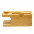 Bamboo Charging Station — bamboo wood stand