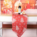 Printed Table Runner — Christmas tree style