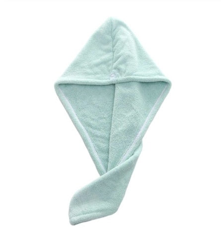 Microfiber Hair Towel Wrap — mint green