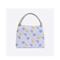 Insulated Lunch Bag — blue yellow print