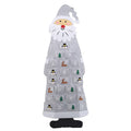Felt Advent Calendar — grey Santa calendar with 24 pockets