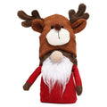 Corduroy Christmas Gnome Plush — red reindeer gnome