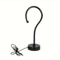 Curve LED lamp unlit showing matte black base