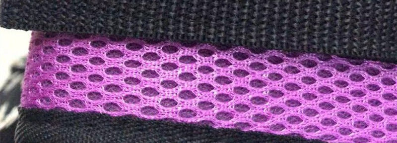 Ankle resistance strap purple mesh detail