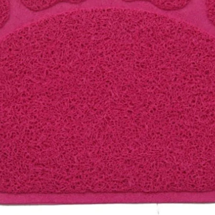 Cat Litter Mat — surface texture detail in rose