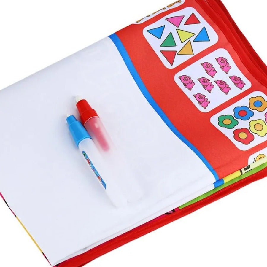 Water Doodle Mat with drawing pens detail