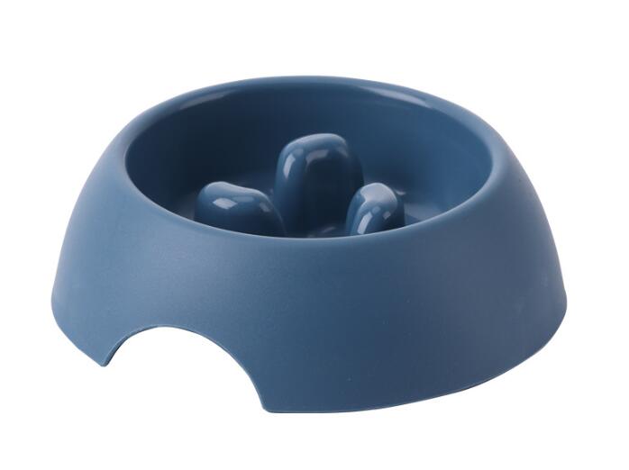 Slow Feeder Dog Bowl — blue
