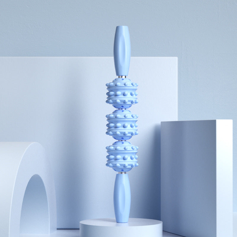 Spike Massage Roller Stick — blue, style E