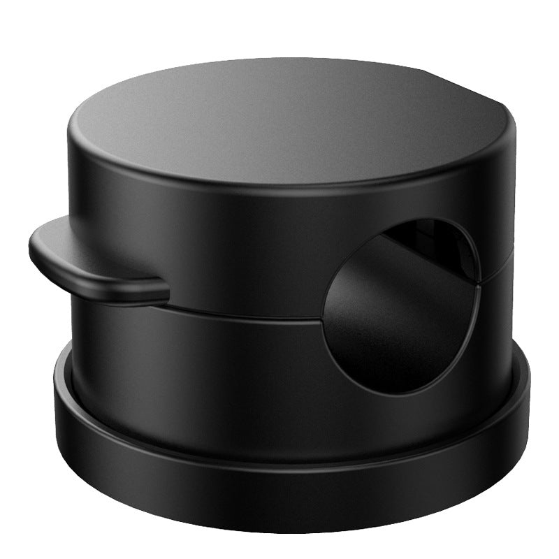 Magnetic Cable Clips — black magnetic cable clip on a white background