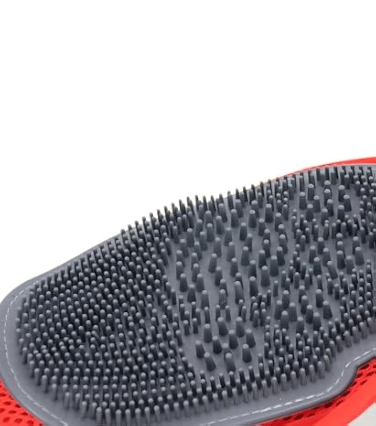 Pet grooming glove bristle detail