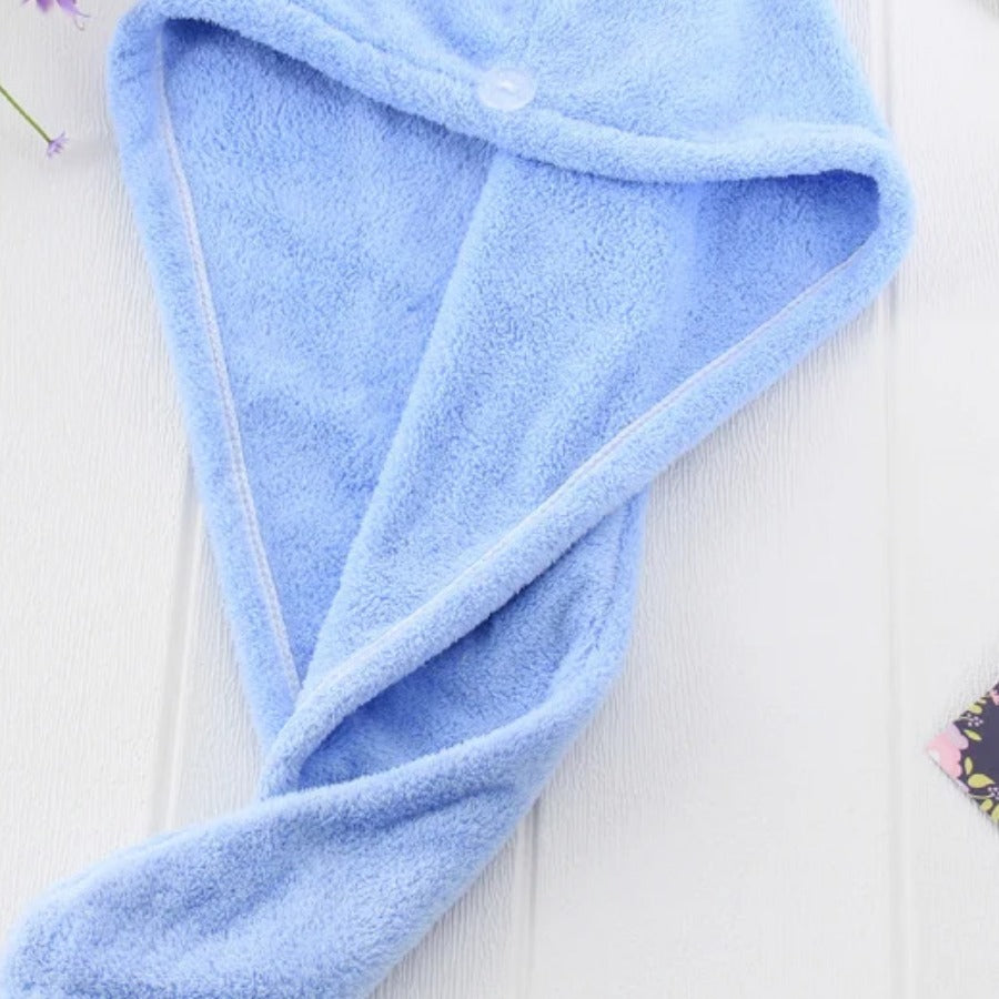 Microfiber Hair Towel Wrap — close view of the microfiber texture