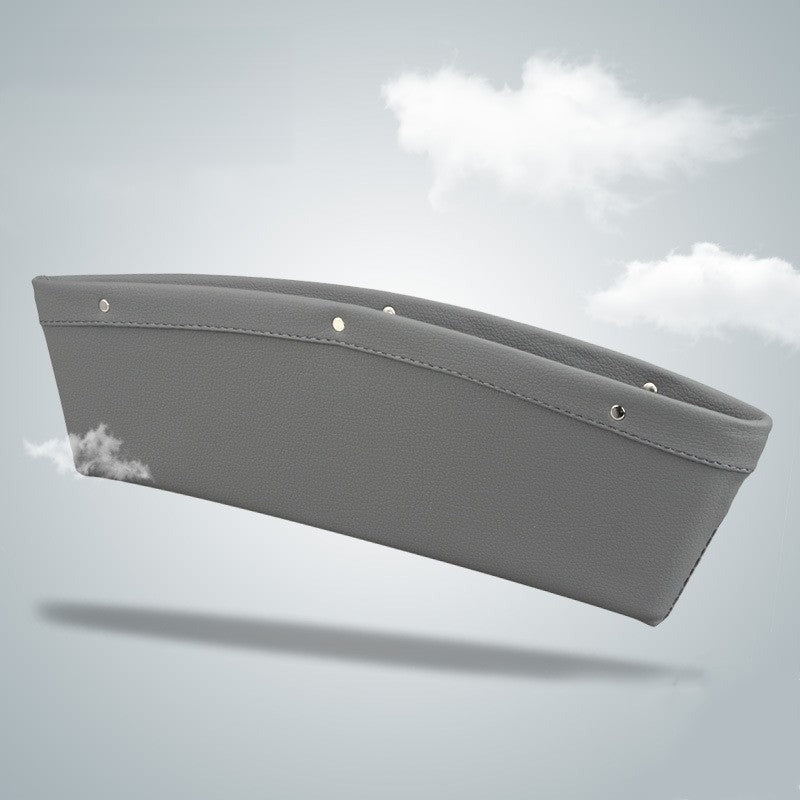 Seat gap organizer in gray