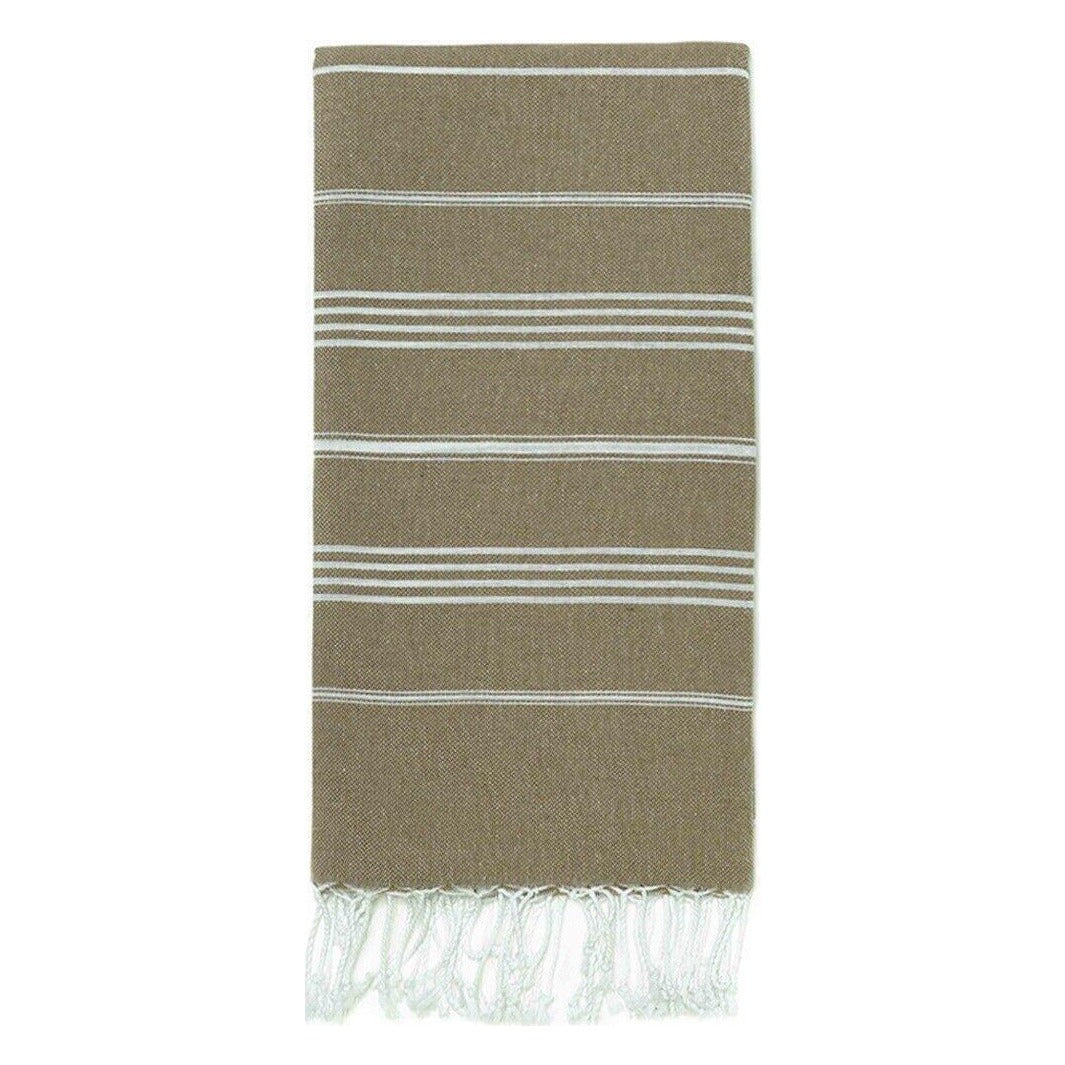 Turkish beach towel in brown